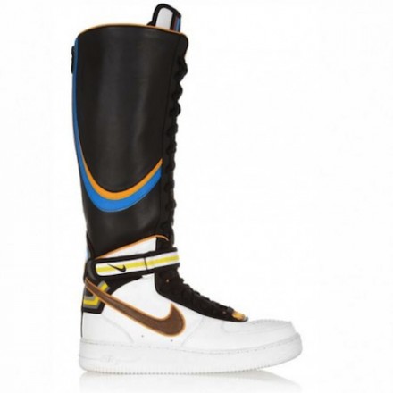 NIKE + Riccardo Tisci Air Force 1 leather hi-top sneakers