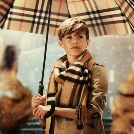 Burberry Festive Holiday film with Romeo Beckham