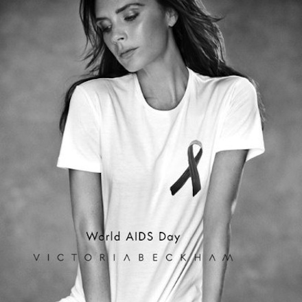 Victoria Beckham designs World AIDS Day t-shirt