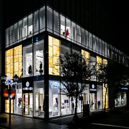 New Versace boutique in Tokyo