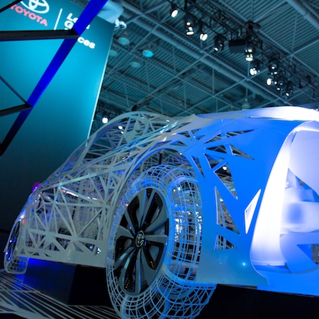 Wire Art Display for Toyota Prius Prime