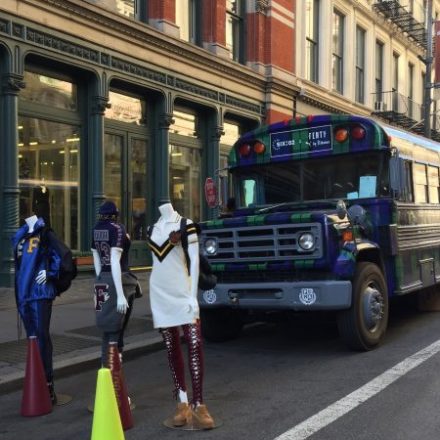 Fenty Pop-up Bus is in session now
