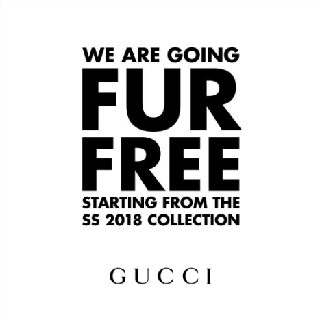 GUCCI GOES FUR-FREE