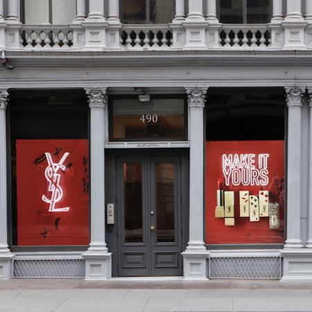 YSL’S NEW BEAUTY POP UP IN SOHO