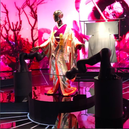 Kimono Roboto exhibition in Tokyo, designed by Bureau Betak