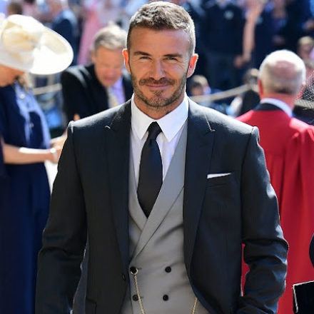 David Beckham debuts Dior Hommes by Kim Jones