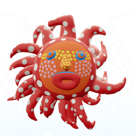 Yayoi Kusama ballon for MACY’S Thanksgiving Parade