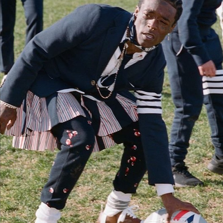 Thom Browne annual Thanksgiving Football