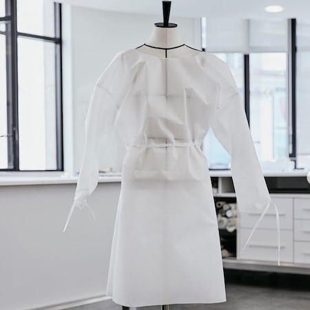 Louis Vuitton produces hospital gowns