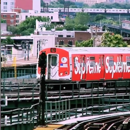 Supreme NYC Subway train