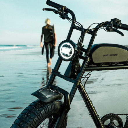 Saint Laurent’s electric motorbike