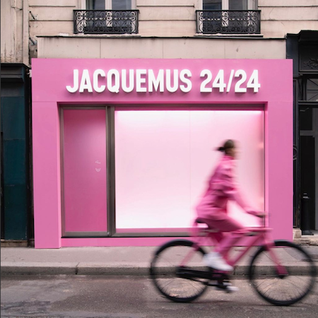 JAQUEMUS 24 hour open vending machine popup